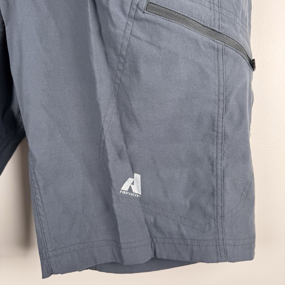 Eddie Bauer Mens First Ascent Shorts 40x12 Navy Blue Hiking Camping Gorp Stretch - Picture 3 of 5